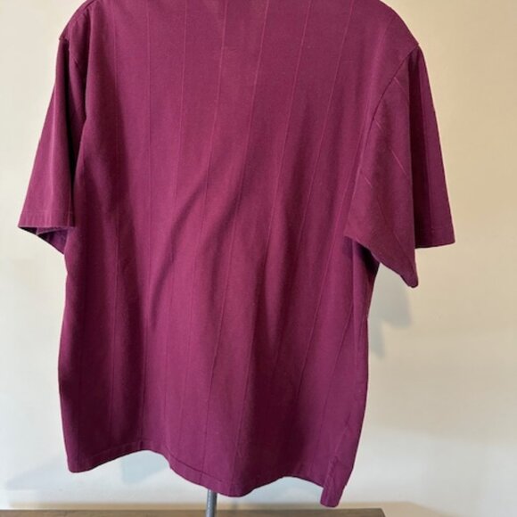 Boulevard Burgundy Polo Shirt   8543 - Picture 8 of 8
